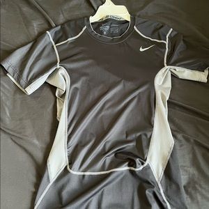 Nike black pro combat slim shirt